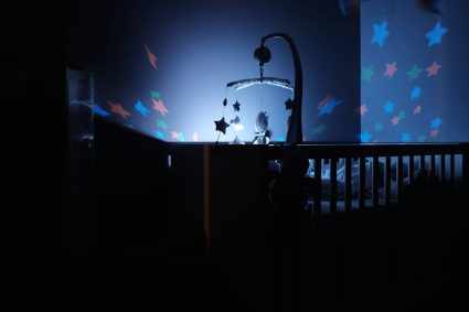 Photo vintage energy efficient nursery cabinet lighting